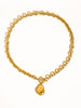 Gold Pearl Chain Necklace