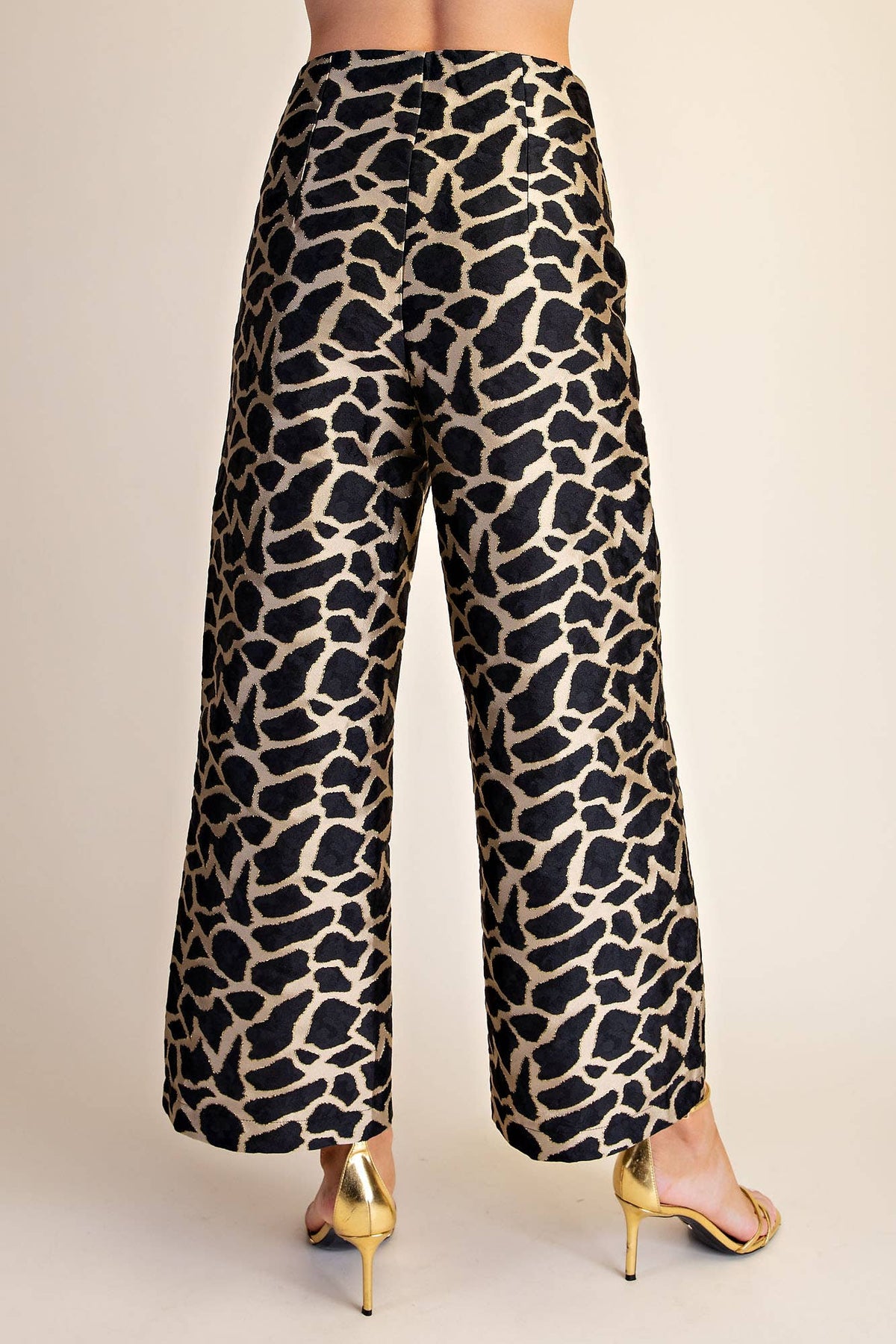 Giuliana Jacquard High Waist Pants