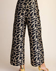 Giuliana Jacquard High Waist Pants
