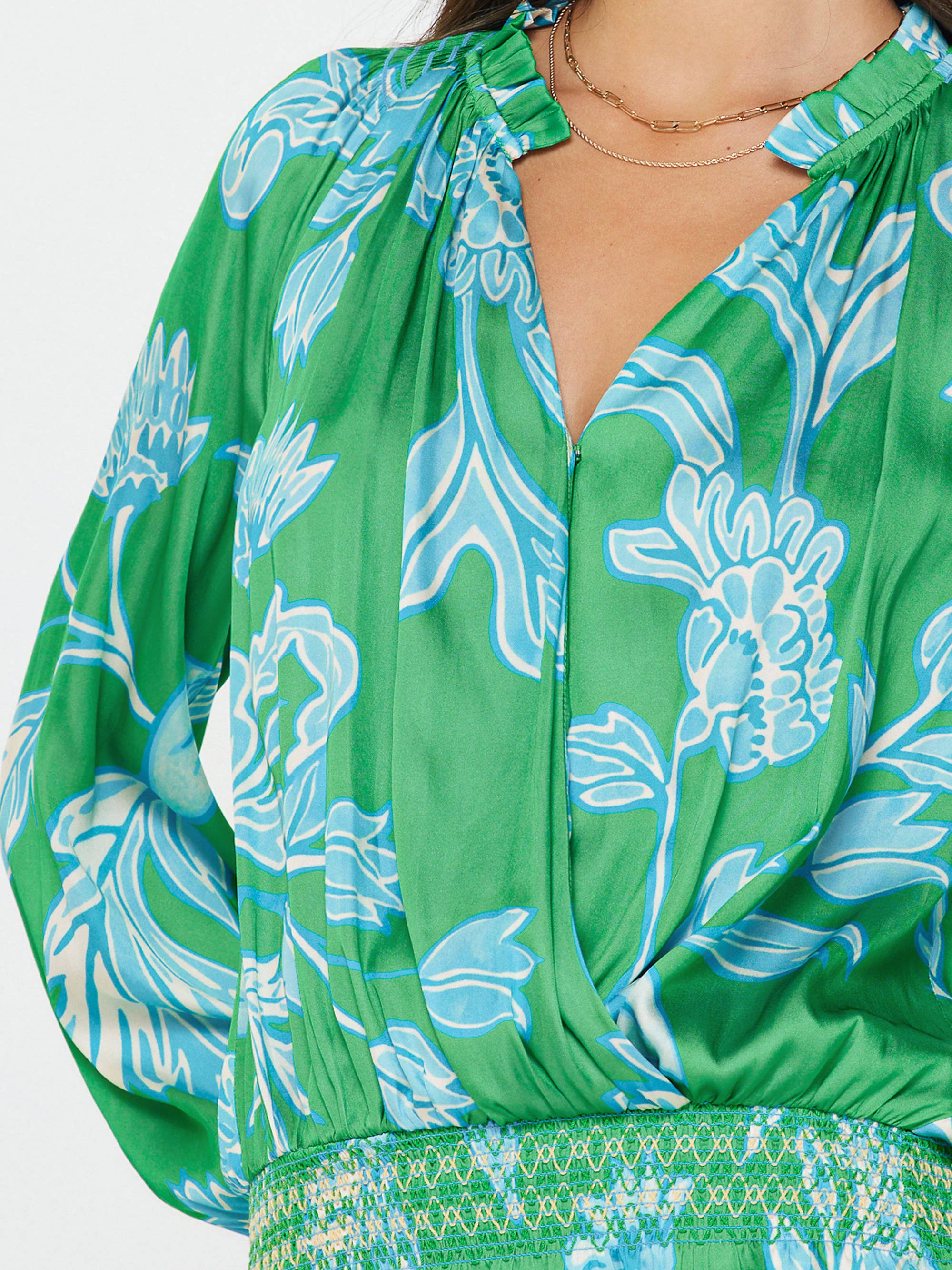 Vibrant Spring Floral Top