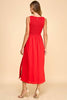 Lots of Love Midi Dress- Red