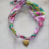 Pretty in Purples Scarf Necklace