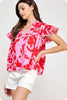 Cool Energy Floral Top