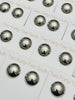 Shiny Dome Stud- Silver