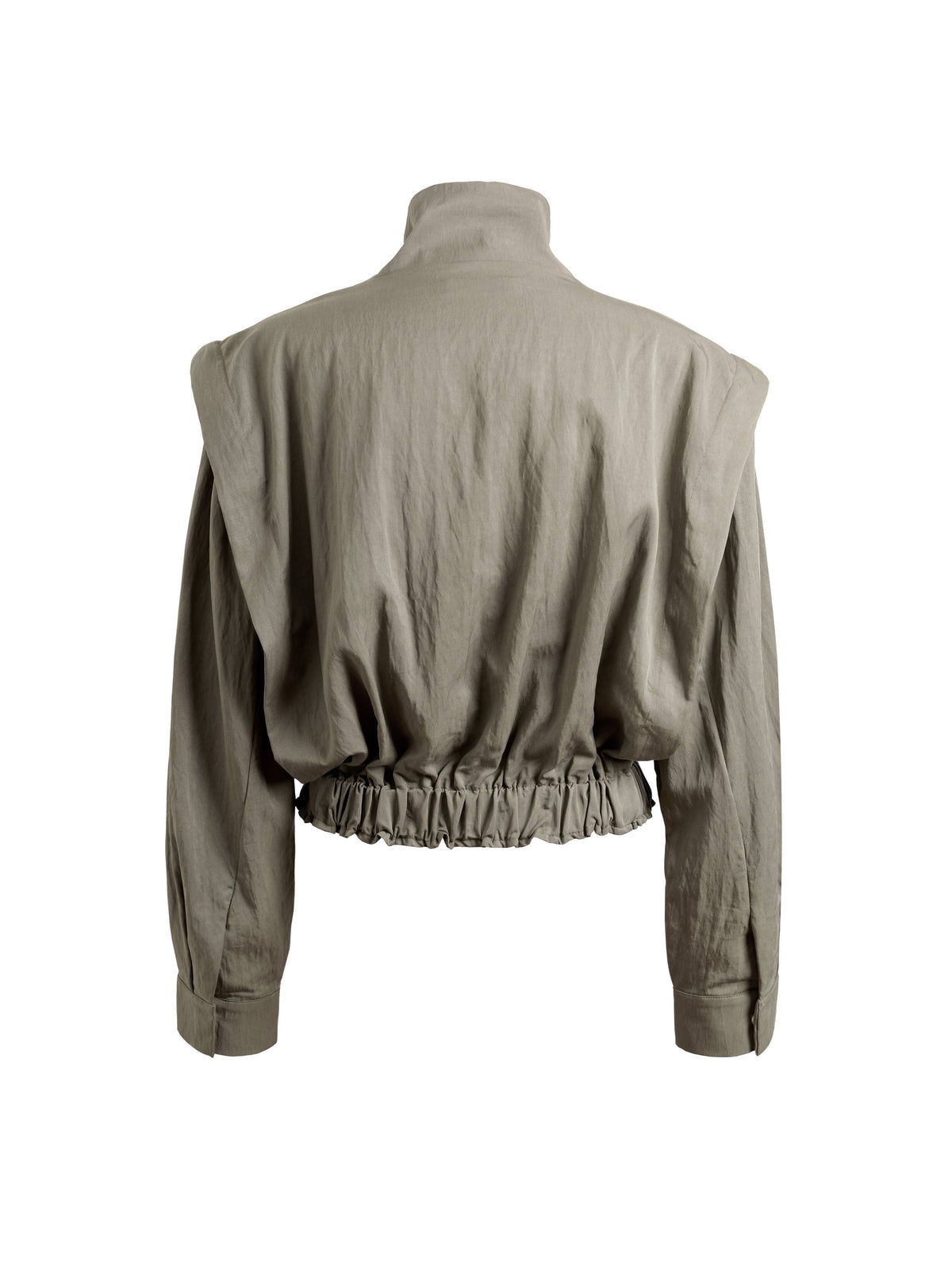 Trailside Funnel Neck Jacket-Olive Gray