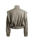 Trailside Funnel Neck Jacket-Olive Gray