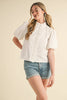Urban Wonders Striped Top-White