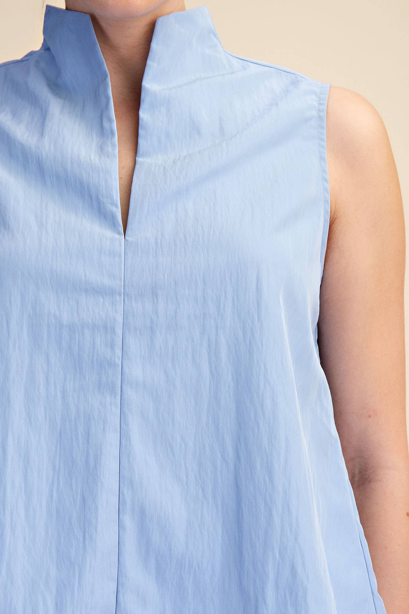Avery Sleeveless Top-Blue