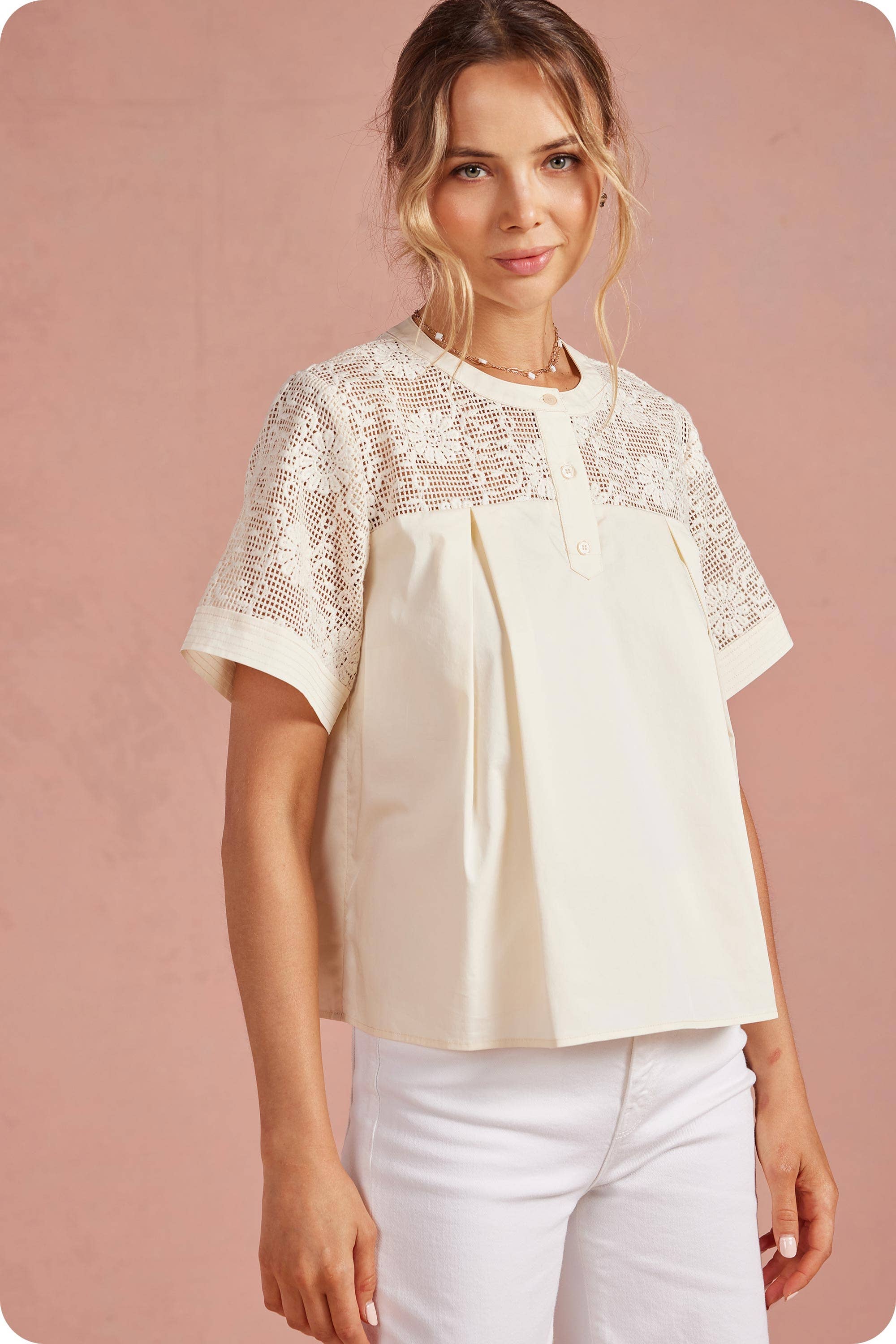Soft Serenity Top-Cream