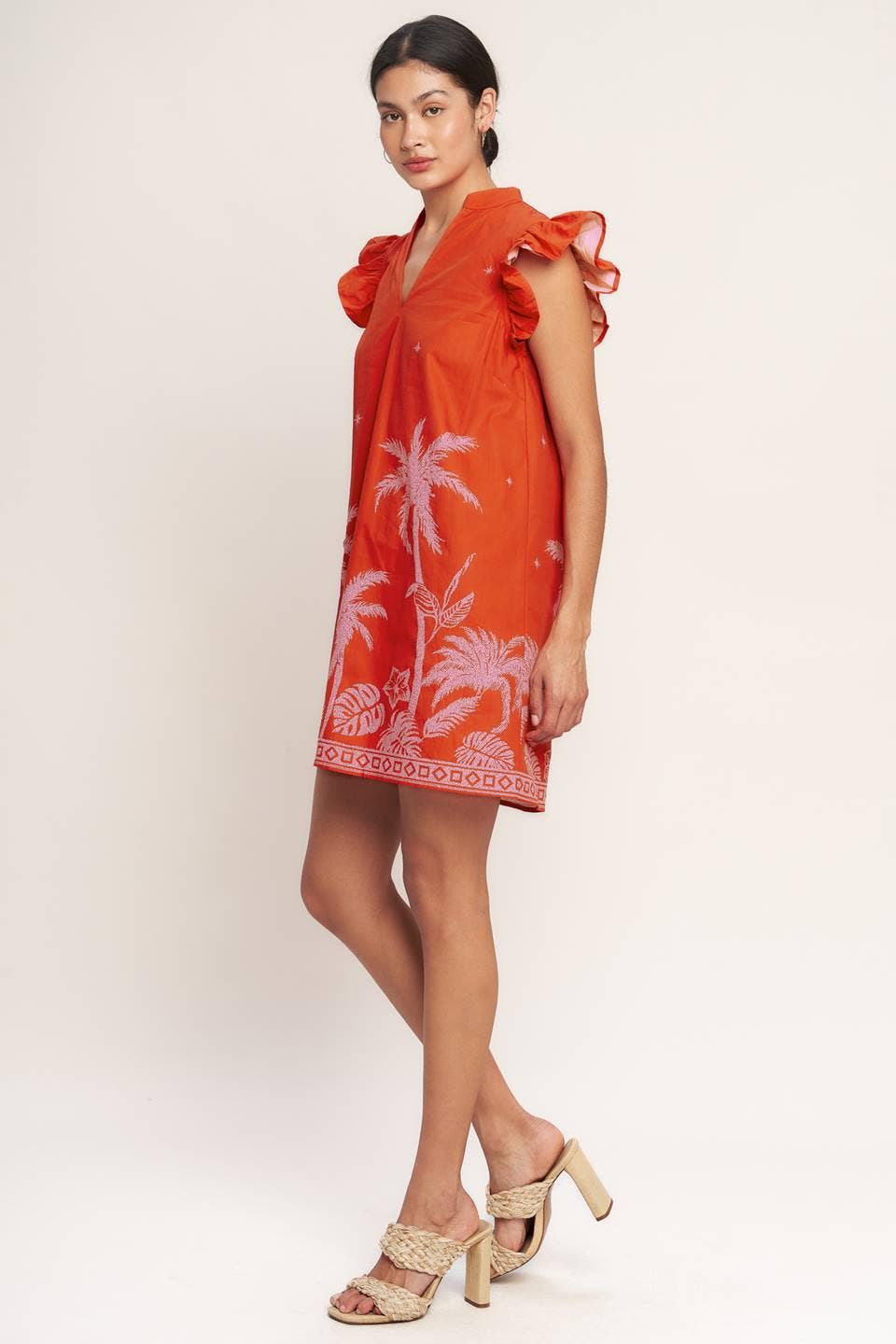 Sunset Palms Mini Dress