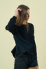 Soft Day Knit Top- Black