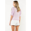Sunny Horizon Embroidered Top-Pink