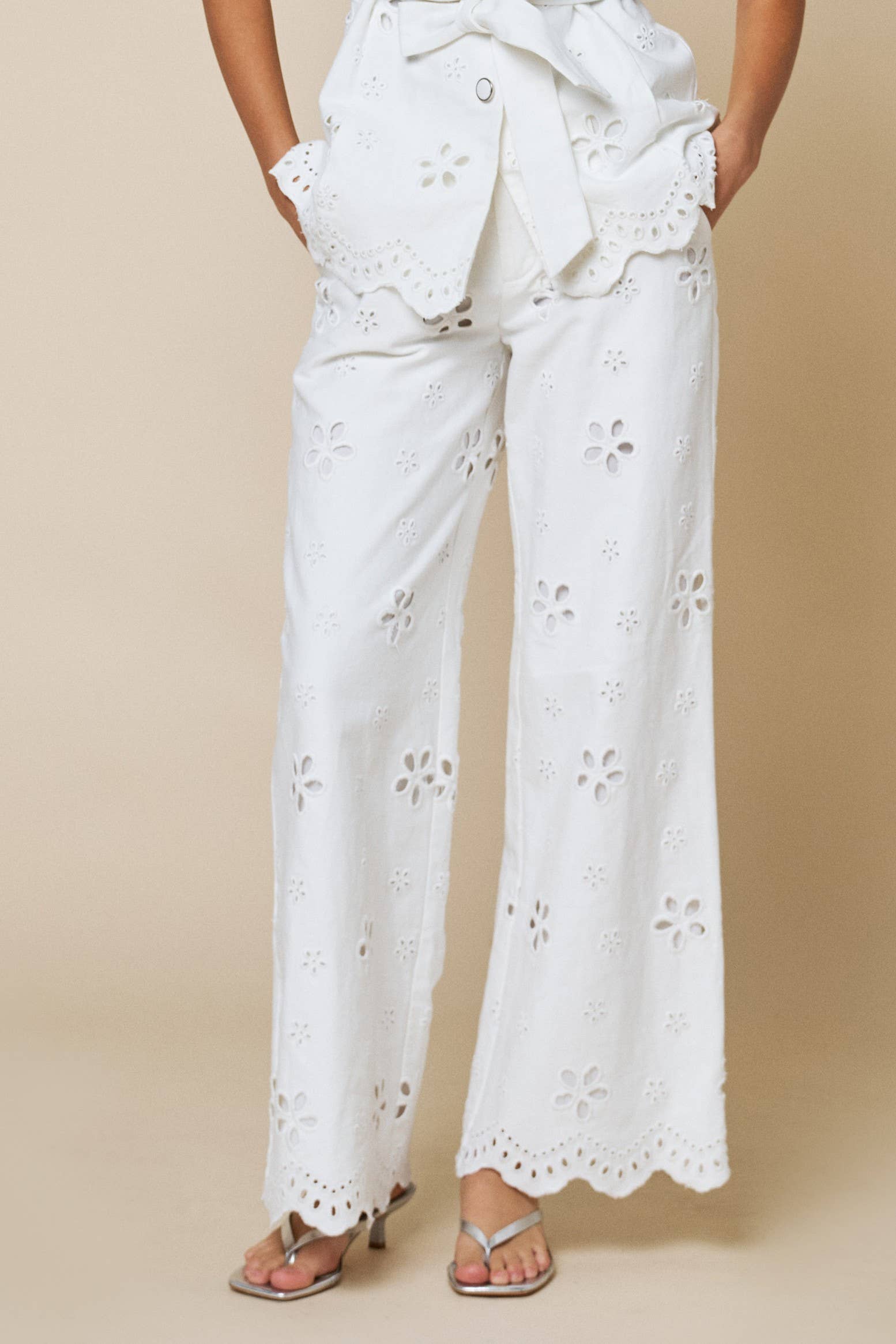 Soft Musk Embroidered Pants