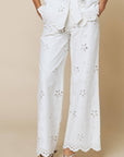 Soft Musk Embroidered Pants