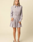 Versailles Stripe Mini Dress
