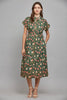 Autumn Day Date Midi Dress