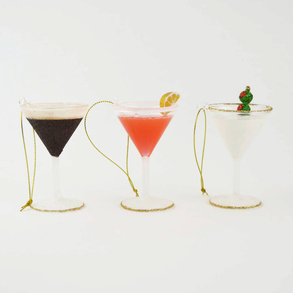 Espresso Martini Glass Ornament