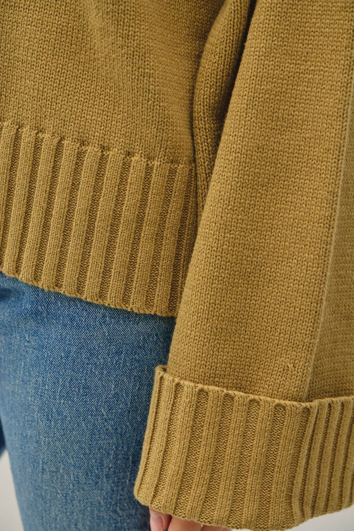 Unhurried Oversized Sweater-Lime Green
