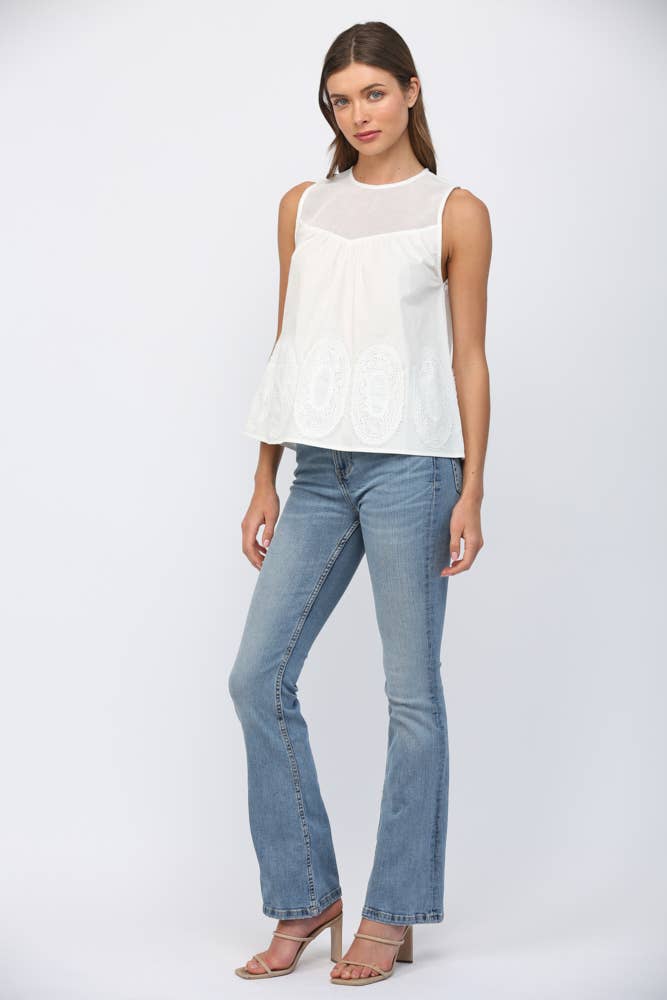 Celeste Lace Top