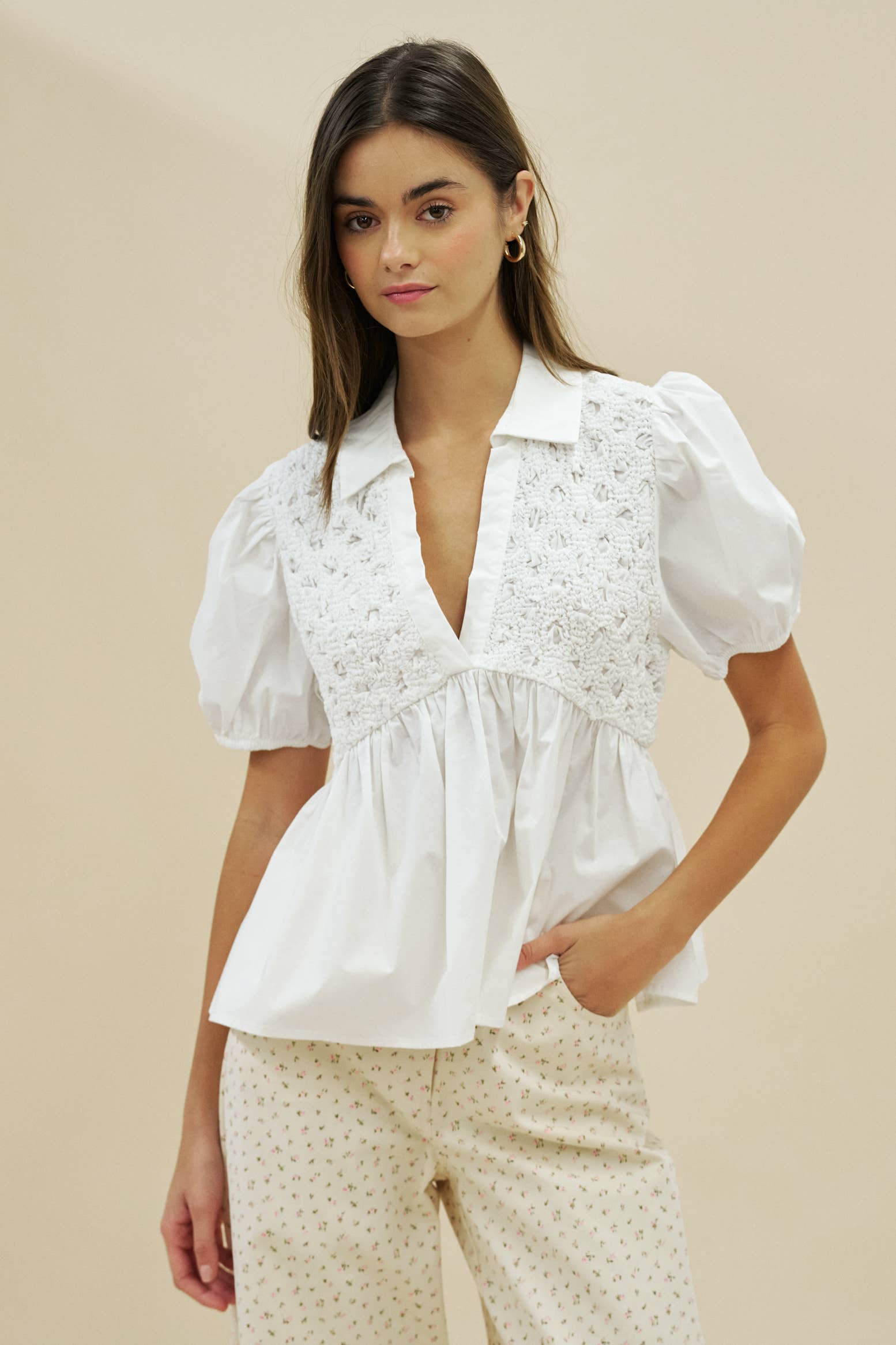Spring Serenade Babydoll Top