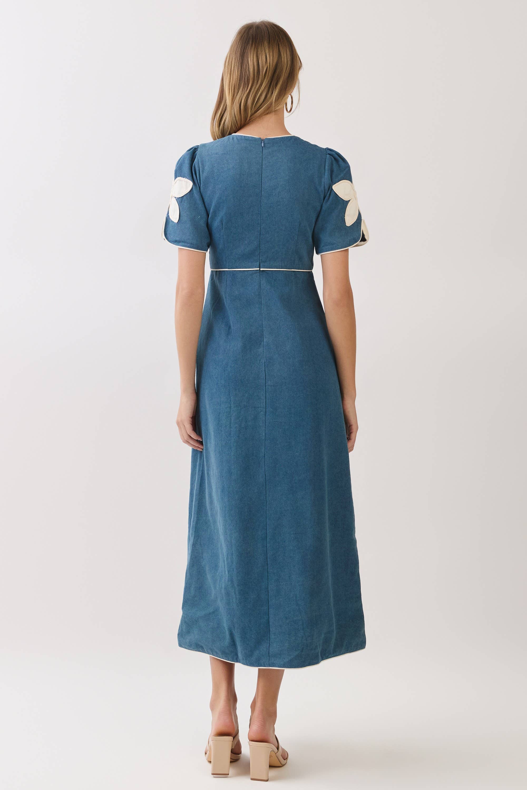 Countryside Belle Denim Midi Dress