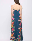 Summer Sorbet Strapless Maxi Dress