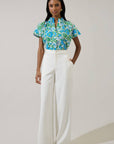 Panama Views Floral Top
