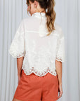 Honeysuckle Fields Eyelet Lace Top