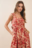 Soft Serenade Floral Midi Dress