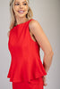 Cocktails And Chit Chat Top-Red