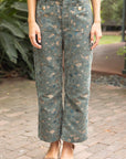 Velvet Canvas Wide Leg Pants
