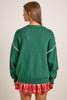 Santa Baby Knit Sweater-Hunter Green