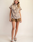 Wild Whisper Draped Top