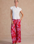 Blush Blossom Wide Leg Pants