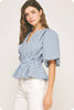 Work To Play Peplum Top