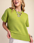 Woodland Charm Sweater-Olive