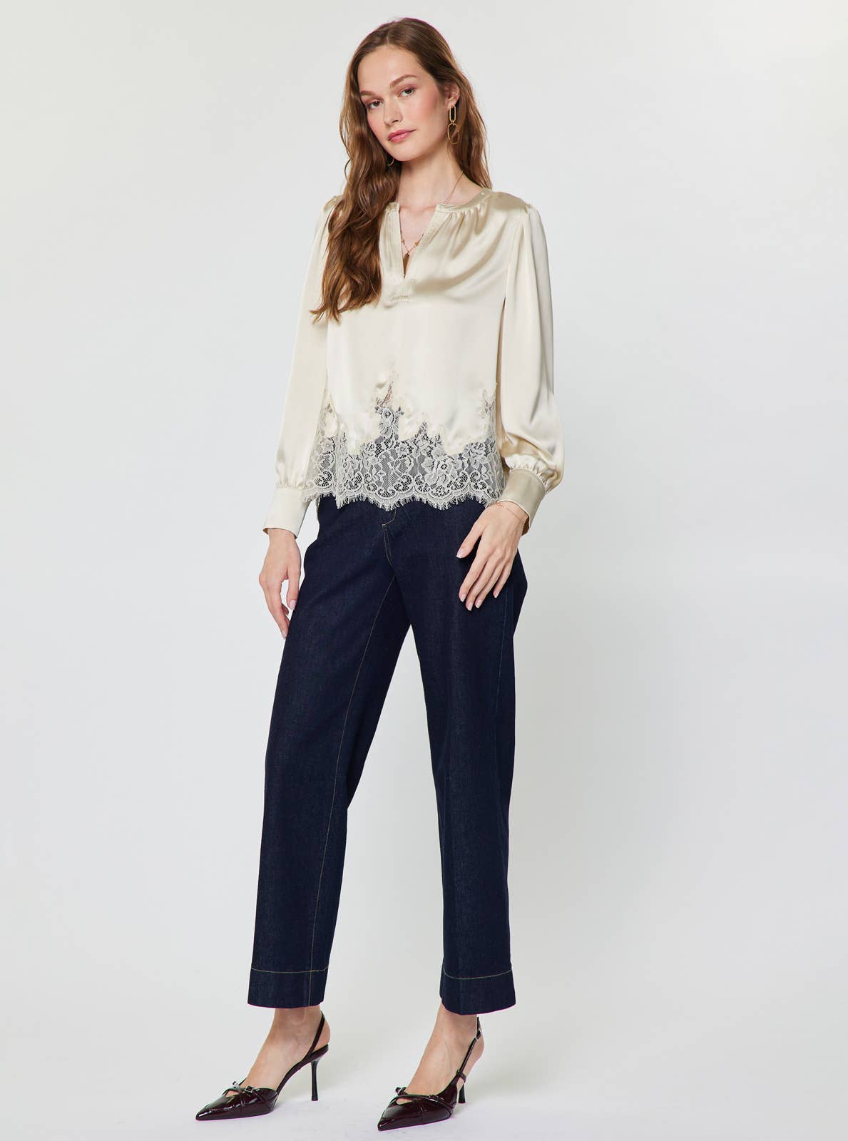Seraphine Satin Top