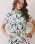 Sweet Like Spring Belted Romper