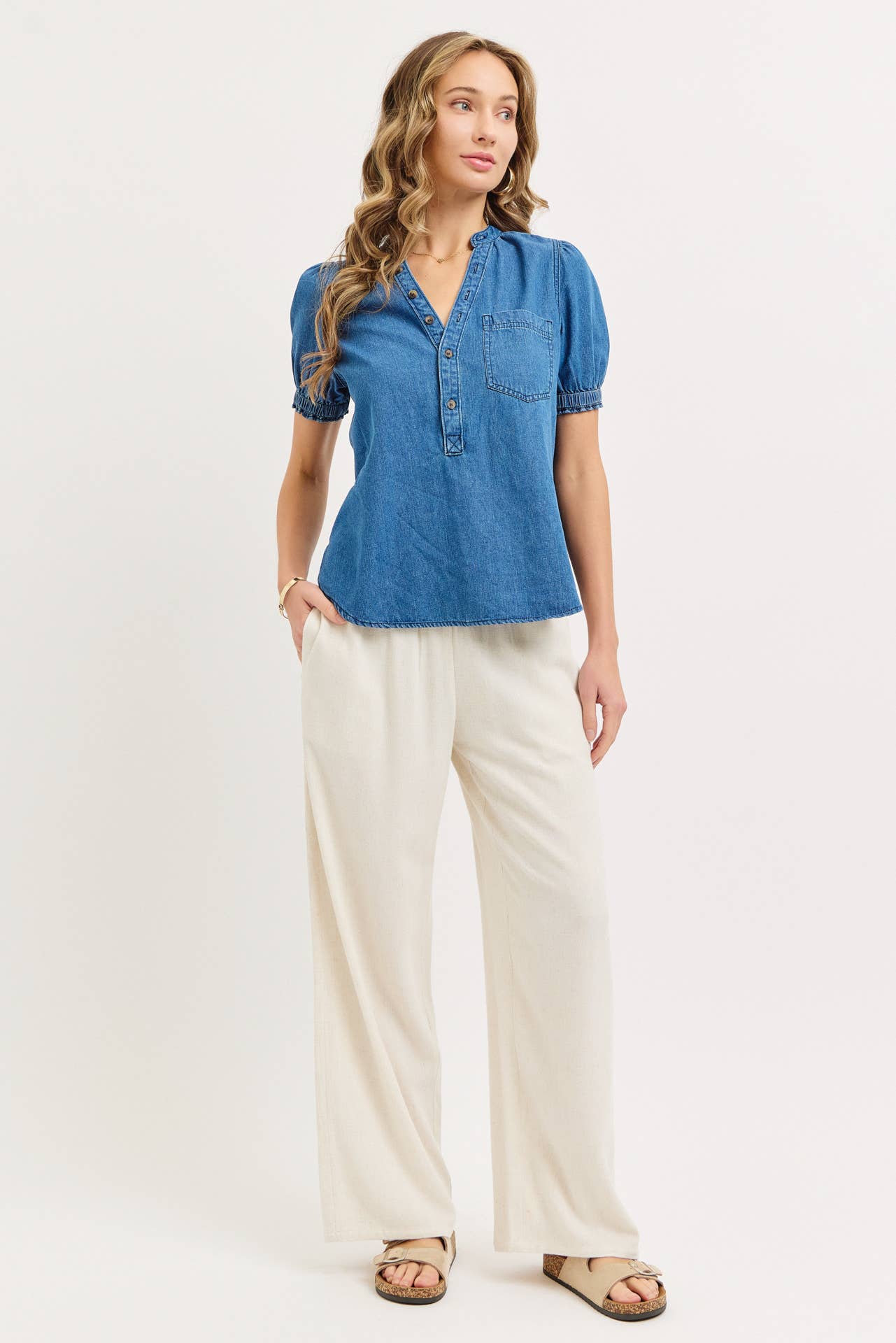 Island Air Wide Leg Pants