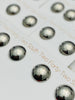 Shiny Dome Stud- Silver