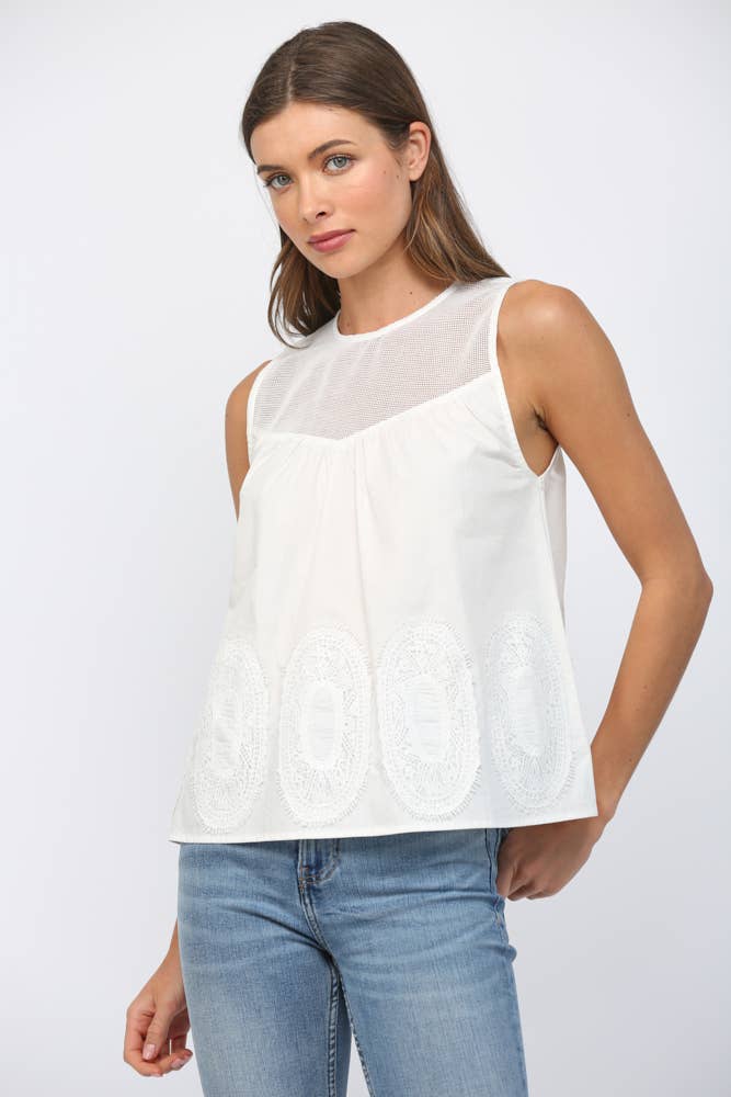 Celeste Lace Top