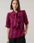 Maribel Floral Tie Top