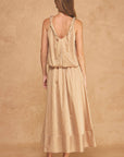 Breton Twisted Bubble Top-Tan/Blush