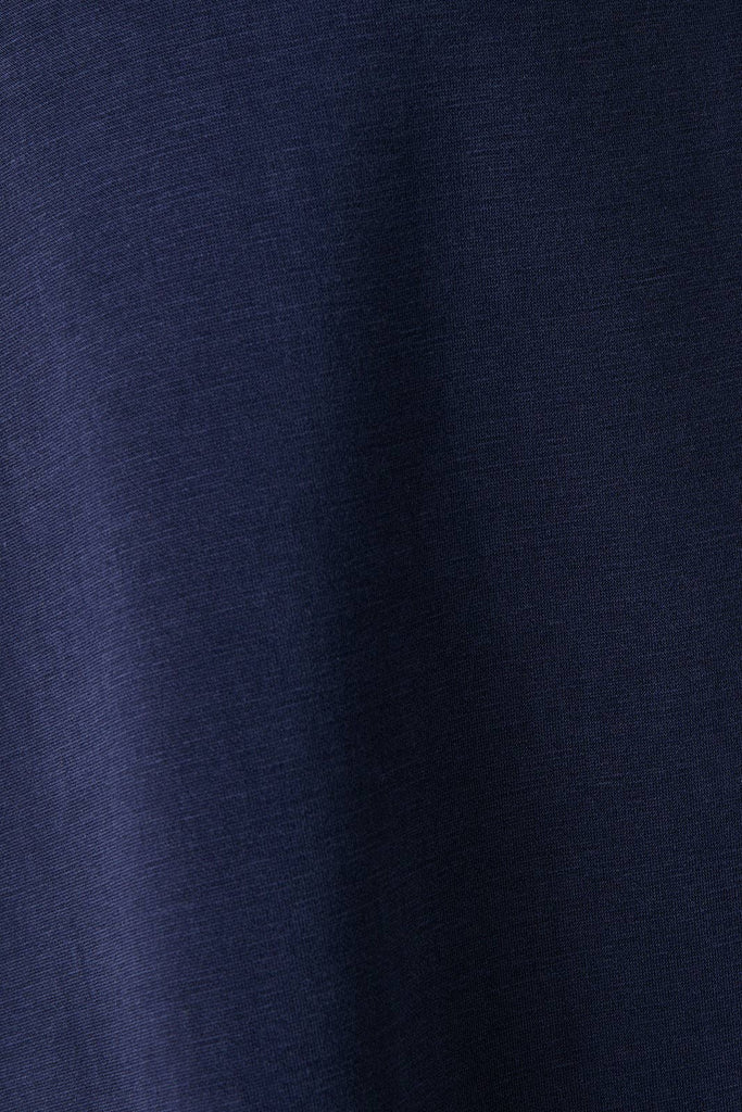 Office Chic Polo Top-Navy