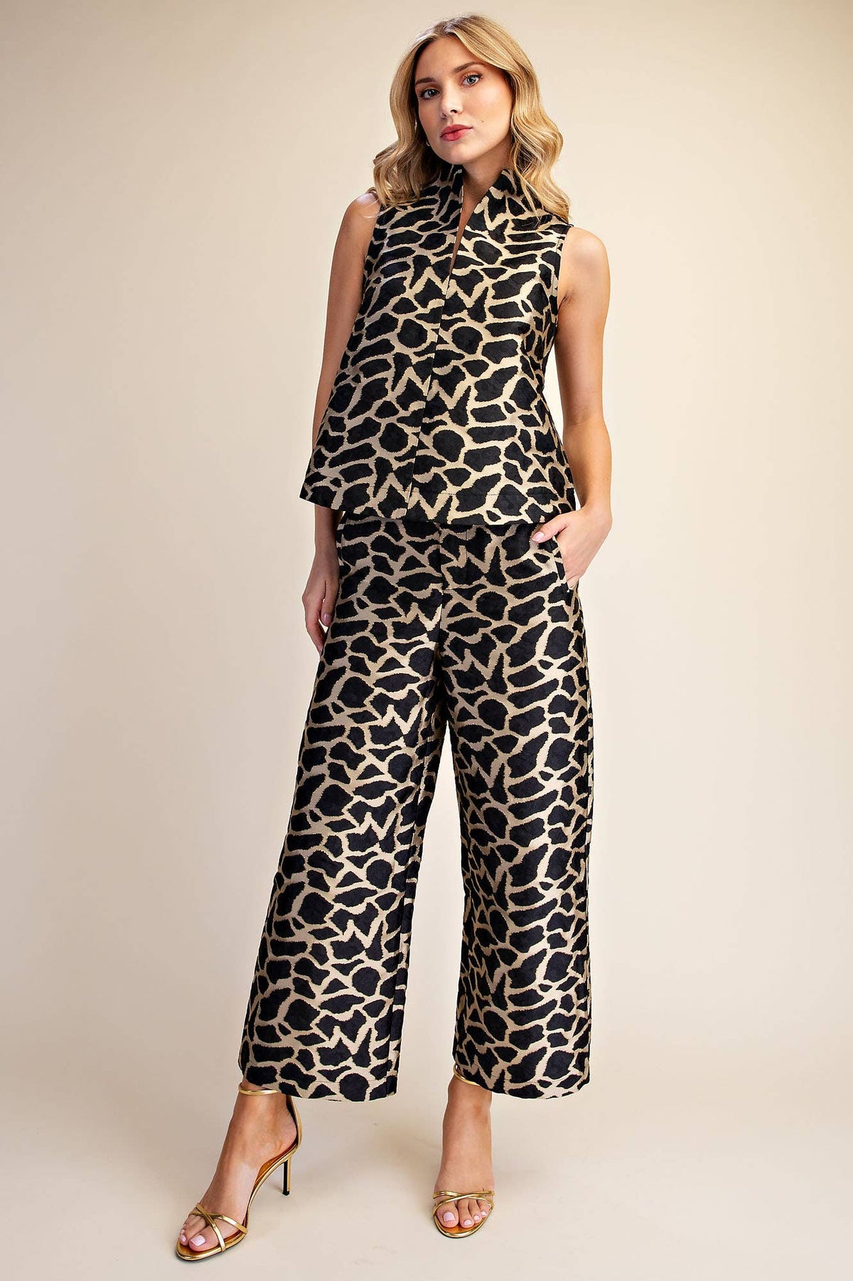 Giuliana Jacquard Top