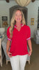 Summer Chill Top-Tomato Red