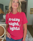 Friday Night Lights Tee-Red