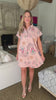 Whimsical Daydream Shirt Dress- Rose