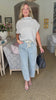 Easy Go Barrel Pants-Light Jacquard