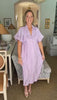 Best Wishes Smocked Dress- Lavender